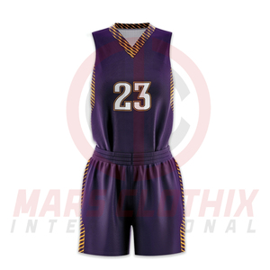 Tenues de basket-ball respirantes de haute qualité à prix abordable, dernier design, ensemble de maillots de sport pour unisexe - Product Image 2