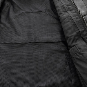 Gilet court d'hiver pour homme 100 % polyester, col rond, fermeture éclair, respirant, couleur unie, coupe classique, vêtement d'extérieur avec poches - Product Image 5