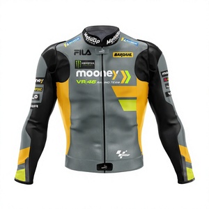 Rucati Marco Bezzecchi MotoCP Mooney VR Racing cuir 1Pc combinaison piste/équitation peau de vache/kangourou sur mesure Traje, armure CE - Product Image 3