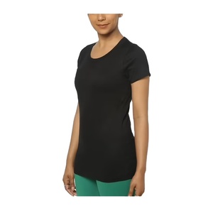 T-shirt en coton à manches courtes pour femmes grande taille avec broderie, t-shirts de haute qualité personnalisables pour la vente en gros - Product Image 3