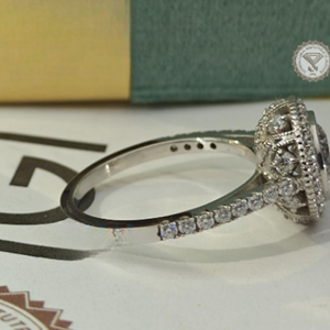 Elegante Anillo de Compromiso con Diamante Cultivado en Laboratorio de 1.5 Quilates, Certificado por IGI, Oro de 14K, Joyería Fina para Propuesta de Matrimonio - Product Image 2