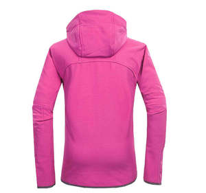 Chaqueta Softshell Impermeable y Cortavientos para Mujer, Forrada de Polar, con Capucha, para Senderismo y Deportes al Aire Libre, Corte Ajustado, con Logotipo Personalizado - Product Image 4