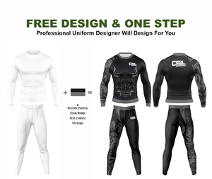 Nouvelle Collection 2026 : Tenue de Compression Homme à Impression par Sublimation – Rashguard et Legging MMA Respirants, Écologiques et de Qualité Supérieure - Product Image 2