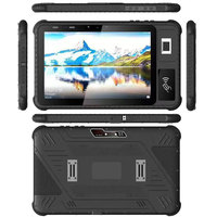 Tableta Android Resistente de 10 Pulgadas con Lector Biométrico de Huellas Dactilares, NFC, Resistente al Agua IP65, 4G LTE, Helio P35 Octa Core, 10000 mAh, 4 GB, 64 GB