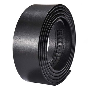 Cinturón de Cuero Genuino de Color Sólido con Hebilla de Pin, Estilo Formal, Moldeado y Duradero para Hombres y Mujeres - Product Image 3