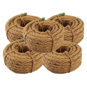 ม้วนเชือกมะพร้าวธรรมชาติสำหรับควบคุมการกัดเซาะและพืชสวน - Product Image 1