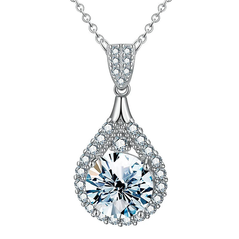 Tempusort 0 3CT Moissanite Luxury Necklace