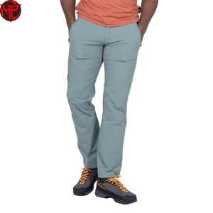 Pantalones Deportivos para Hombre, Ligeros, de Secado Rápido, Rectos, Color Gris Verde, para Senderismo, Elásticos en 4 Direcciones, Primavera - Product Image 1