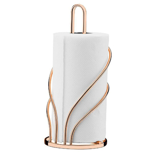 Rose Gold Metal Black Tissue <b>Paper</b> Holder For Household <b>Kitchen</b> Tabletop Decor Handmade Towel <b>Paper</b> Holder On Sale - Product Image 1