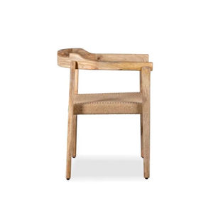 เก้าอี้ทานข้าวไม้สักแท้ขายส่ง – เก้าอี้ไม้สไตล์สแกนดิเนเวียนสมัยใหม่สำหรับโรงแรม คาเฟ่ ร้านอาหาร และใช้ในบ้าน - Product Image 3