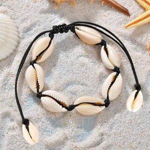 Cowrie ocean shell <b>bracelet</b> bangle <b>boho</b> coastal jewelry cheapest cost natural seashell <b>bracelets</b> - Product Image 1