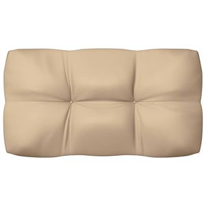 Ensemble de 7 coussins de canapé d'extérieur en tissu 100% polyester beige - Product Image 6