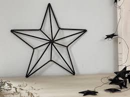 Metal <b>Star</b> Outline Iron Wire Hanging <b>Decoration</b> for Garden Outdoor Mantle Decor - Product Image 6