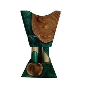 Difusor de Incienso y Bakhoor de Resina Epoxi y Madera Hecho a Mano FLORAL DESIGN FD-01, Evaporador Mubkhar Aromático y Duradero - Product Image 5