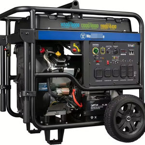 NEW 14,500-Watt (120/240V) Electric Button/Remote Start Tri-Fuel <b>Portable</b> <b>Generator</b> CO Sensor - Product Image 1