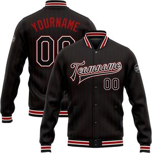 Chaqueta Varsity Personalizada de Béisbol Unisex Fifth Gear, Bordada en la Parte Delantera, Gruesa, Resistente al Viento, Transpirable, Retro, Invierno, Negra/Morada - Product Image 6