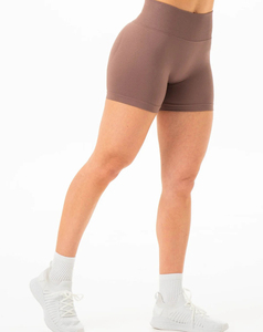 Shorts Deportivos Ligeros para Mujer de Alta Calidad, Sin Costuras, de Secado Rápido, Transpirables, de Spandex/Poliéster, Cintura Alta - Product Image 4