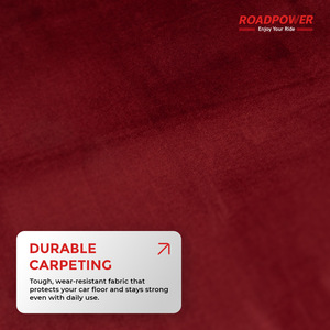 Alfombrillas Universales para Auto ROADPOWER (RP-MAT-130), Color Negro Premium, Resistentes, Impermeables y Fáciles de Limpiar - Product Image 4