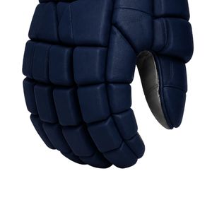 Guantes de Hockey Azul Marino, Guantes Deportivos de Protección Completa para los Dedos, Acolchados y Aterciopelados, Equipo de Entrenamiento - Product Image 2
