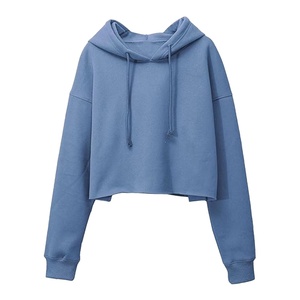 เสื้อฮู้ดดี้ผู้หญิงแขนยาวแบบกำหนดเองได้ ปี 2026 ขายส่ง ลายกราฟิก สีพื้น ผ้าฝ้ายผสมโพลีเอสเตอร์ ทรงหลวม สวมหัว - Product Image 1
