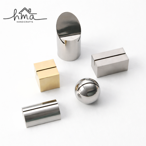 Porta Tarjetas de Visita Rectangular de Metal Dorado, Minimalista, Soporte para Tarjetas de Presentación de Escritorio, Moderno, para Oficina - Product Image 4