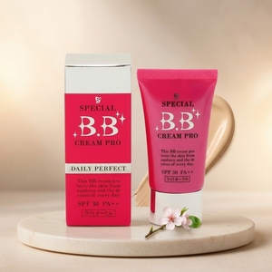 Natural Brighten Skin Whitening Foundation Liquid Makeup Base <b>Sunscreen</b> Concealer Beige <b>Face</b> Cream Form OEM Made Japan - Product Image 5