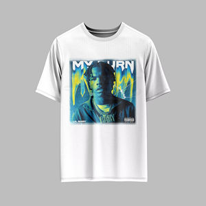 Camiseta Clásica Casual Unisex con Cuello Redondo, 100% Algodón, Corte Regular, Opciones de Impresión Personalizada, Ecológica, Transpirable por Delante, para Hombre - Product Image 4