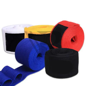 Top Selling High Quality Cotton <b>Hand</b> Wrap Support Custom Logo Design Breathable and Colorful for Boxing - Product Image 6