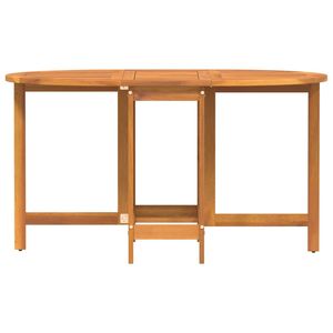 Mesa de jardín de madera maciza de acacia de 43,31 x 23,62 x 28,35 pulgadas, mesa de exterior marrón - Product Image 3