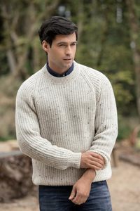 Pull en laine Cozy Denmin pour homme, cardigan tricoté à manches longues, coupe ample, personnalisable, hiver uni - Product Image 6