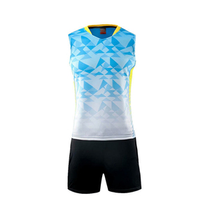 Ensembles d'uniformes de volley-ball pour hommes de haute qualité, grande taille, sans manches, coupe athlétique légère, 100 % polyester - Product Image 1