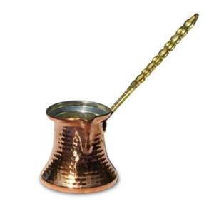 Cafetière en laiton à bas prix en gros avec un design marocain en relief élégant et classique avec manche en bois pour le thé et le café - Product Image 6