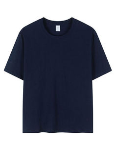 เสื้อยืดโอเวอร์ไซส์แขนสั้นผู้ชาย OEM 190 แกรม ผ้าฝ้าย 100%  แบบเรียบ ไม่มีลาย  รับสกรีนโลโก้ เสื้อยืดหนาน้ำหนักมากสำหรับผู้ชาย - Product Image 5