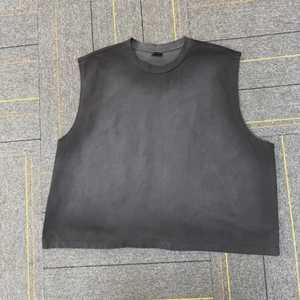 เสื้อกล้ามผู้ชายระบายอากาศได้ดีสำหรับฤดูร้อน ผ้าฝ้ายถักน้ำหนัก 220 กรัม สวมใส่สบาย ขายส่ง ปรับแต่งได้ - Product Image 2