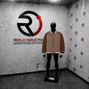 Veste marron pour homme, veste décontractée de qualité supérieure avec fermeture éclair, vêtement d'extérieur décontracté pour l'automne, coupe classique, col rabattu - Product Image 3