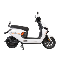 Trottinette électrique à deux roues avec coussin confortable, moteur sans balais, frein à disque et design étanche