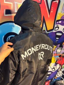 Ensemble de survêtement décontracté deux pièces pour homme, coupe-vent à capuche uni, streetwear, poids moyen, 100 % coton - Product Image 3