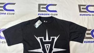 T-shirts pour hommes en coton 100% sur mesure, streetwear, solides, surdimensionnés, décontractés, col rond, imprimés en relief - Product Image 6