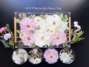 Designer resin tray with metal handle suitable for elegant living room kitchen dining table decor serving - Product Image 5