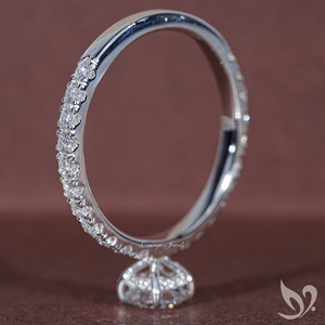 Anillo Solitario de Diamante Cultivado en Laboratorio con Corte Cojín de 0.5ct, Certificado por IGI, en Oro Sólido de 10K, para Compromiso, Boda o Aniversario - Product Image 2