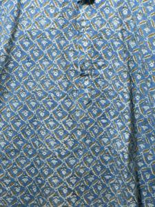 คุรตะผู้ชายผ้าฝ้าย 100% พรีเมียมแบบสั้น |   แขนยาว |   งานพิมพ์ลายดอกไม้แบบแฮนด์เมด |   ระบายอากาศได้ดีในราคาที่เหมาะสม - Product Image 3