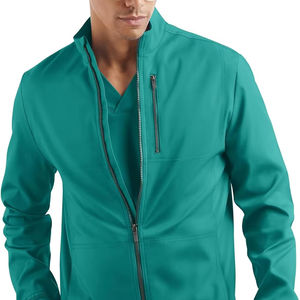 2026 Vente en gros Blouse médicale verte personnalisée de haute qualité, confortable et ajustée, pour hommes, pour hôpitaux, dentistes et salons - Product Image 2