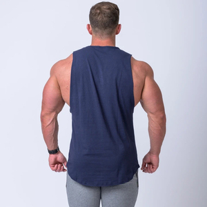 Débardeur ample pour homme, respirant, écologique, anti-humidité, extensible dans les 4 sens, en Spandex/Coton, avec logo personnalisé, pour le sport - Product Image 6