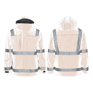Chaqueta Reflectante de Bajo Costo, Protección de Seguridad, Ropa de Trabajo Impermeable con Múltiples Bolsillos, Precio Económico - Product Image 3