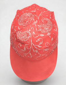 Casquette bandana pour femme, motif paisley blanc classique, fermeture snapback réglable - Product Image 6