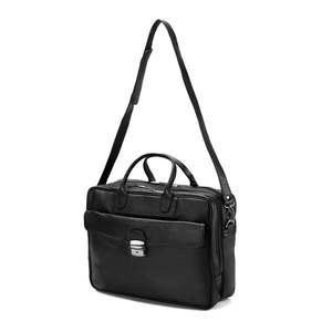 Top Quality Genuine Leather Executive Laptop Briefcase with Secure Lock Closure & Professional Business Design - Product Image 3