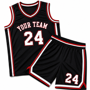 Ensemble d'uniformes de basketball personnalisés, 100% polyester mesh, maillot et short de basketball sublimés, OEM ODM, uniforme d'équipe de basketball - Product Image 2