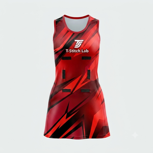 Derniers modèles d'uniformes de netball personnalisés 100% polyester antibactérien écologique pas cher grandes tailles prix de gros séchage rapide - Product Image 6