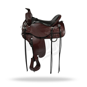 Western Trail Saddle Horse Riding Saddle Equestrian <b>Equipment</b> - Product Image 1