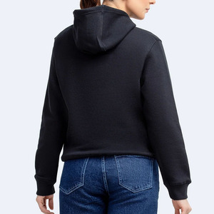 Sudadera con Capucha para Mujer PENTO INDUSTRY, 100% Algodón Felpa, Anti-Pilling, Color Sólido, Manga Larga, Hombros Caídos, Invierno - Product Image 3